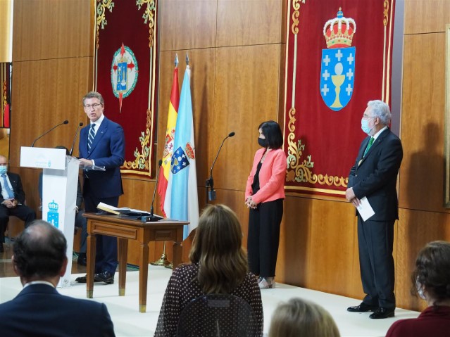 Alberto Núñez Feijóo tomou posesión como presidente da Xunta no Parlamento de Galicia
